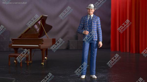 images/goods_img/20210312/Elderly Man Leisure Suit Standing Pose 3D/1.jpg